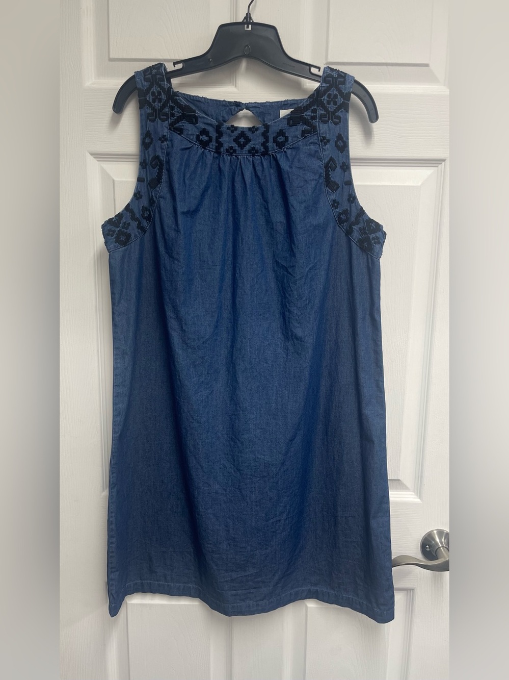 Old Navy Chambray Denim Dress sz L Tall